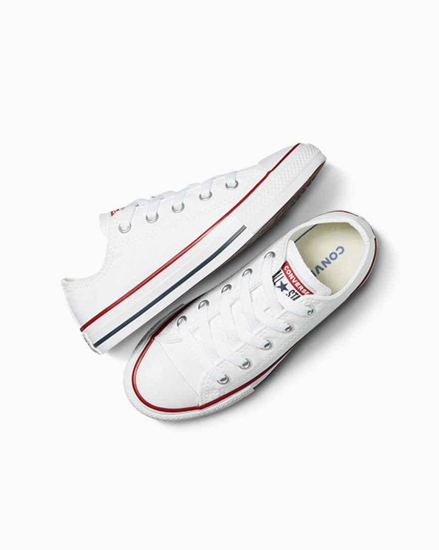 Tenis Converse Chuck Taylor All Star Classicos Cano Baixo Menina Branco | PT X035T10